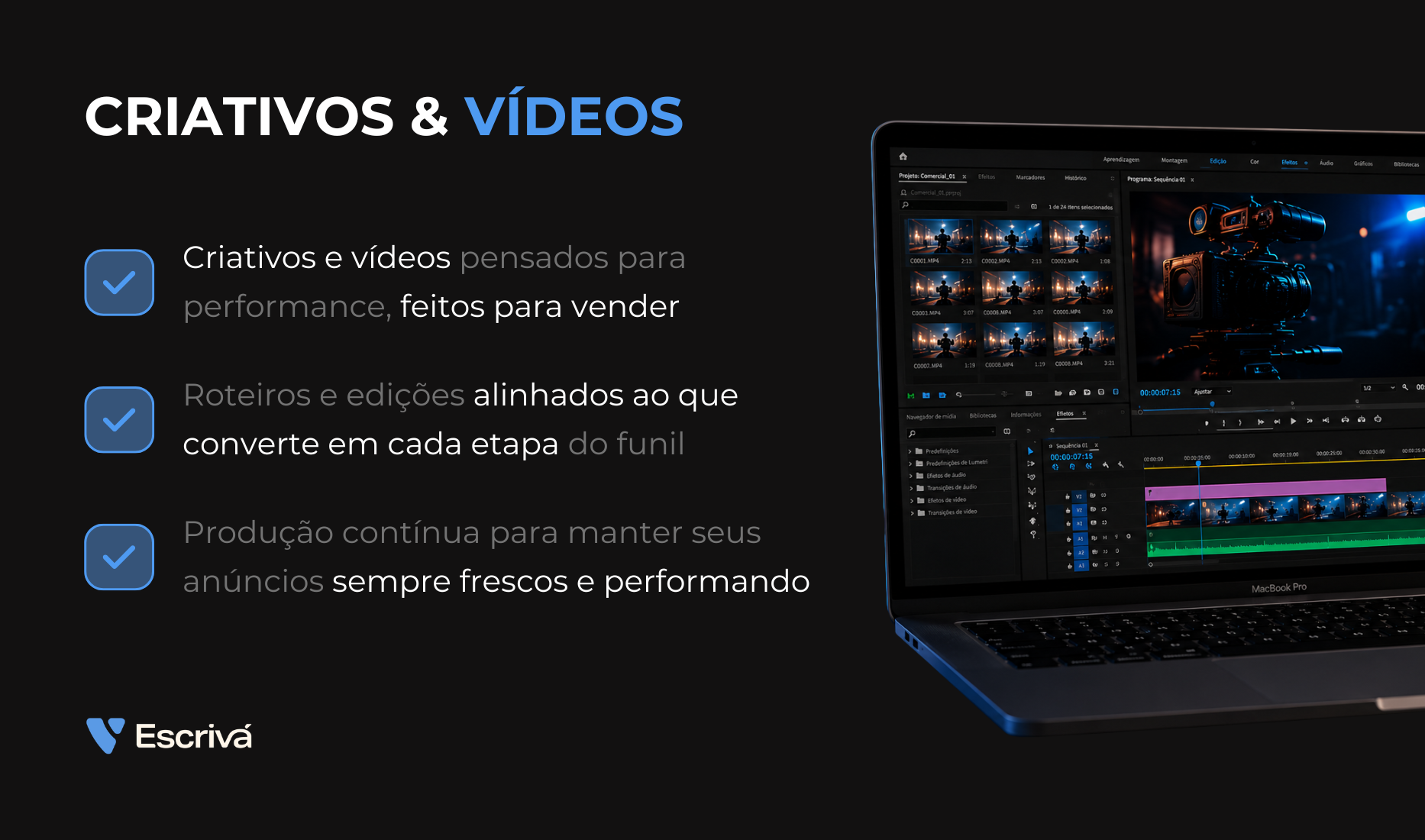 Criativos & Vídeos