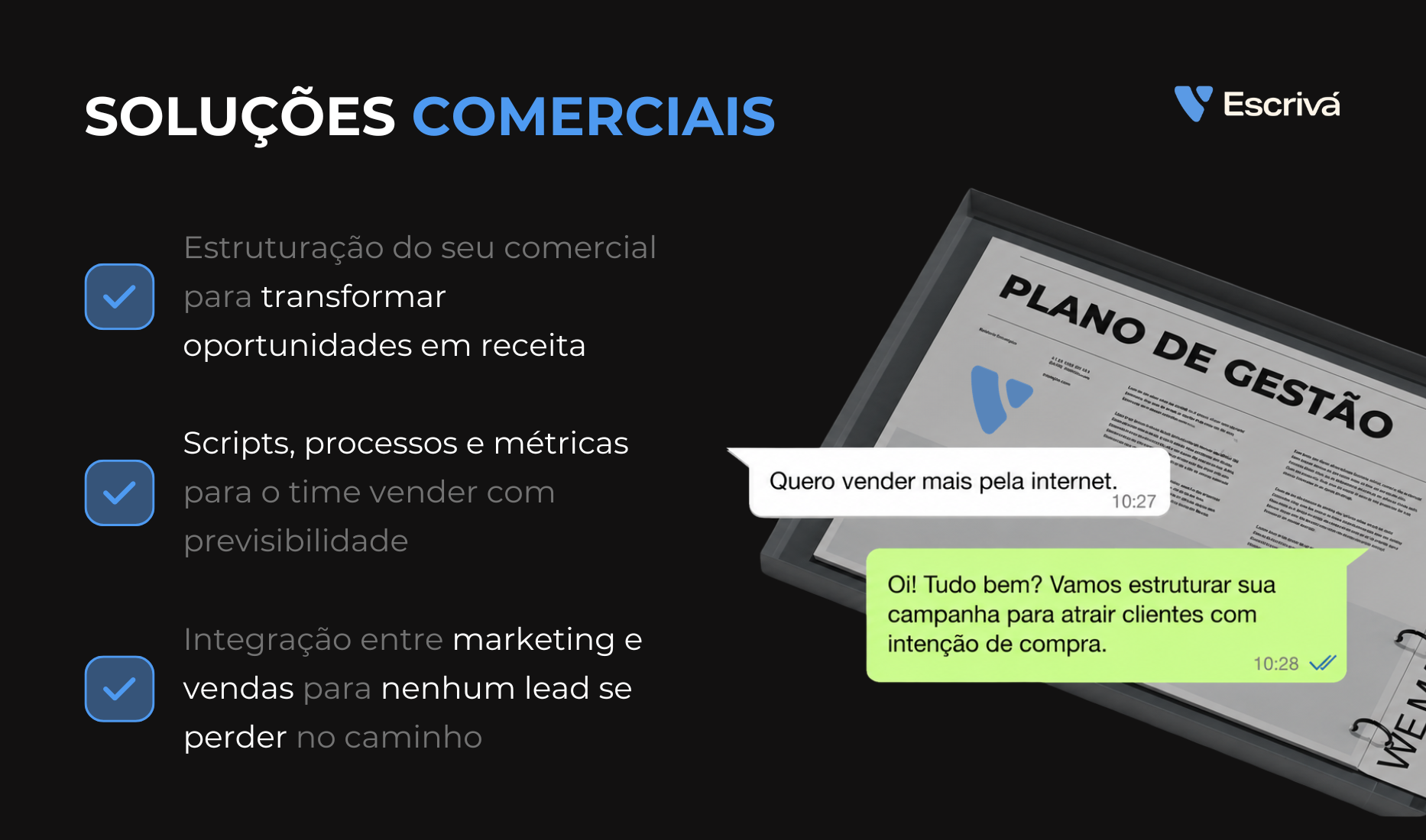 Soluções Comerciais